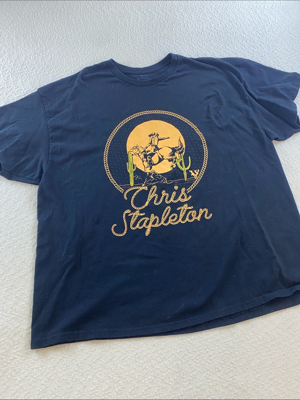 Chris Stapleton Graphic Tee Size 3x in Black